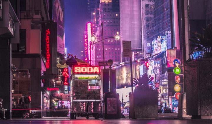 new york city time square midnight photography by shanna may aesthetics studios
